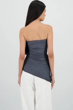 Shasa Ruched Side Tube Top