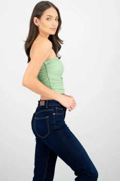 Shasa Ruched Tube Top