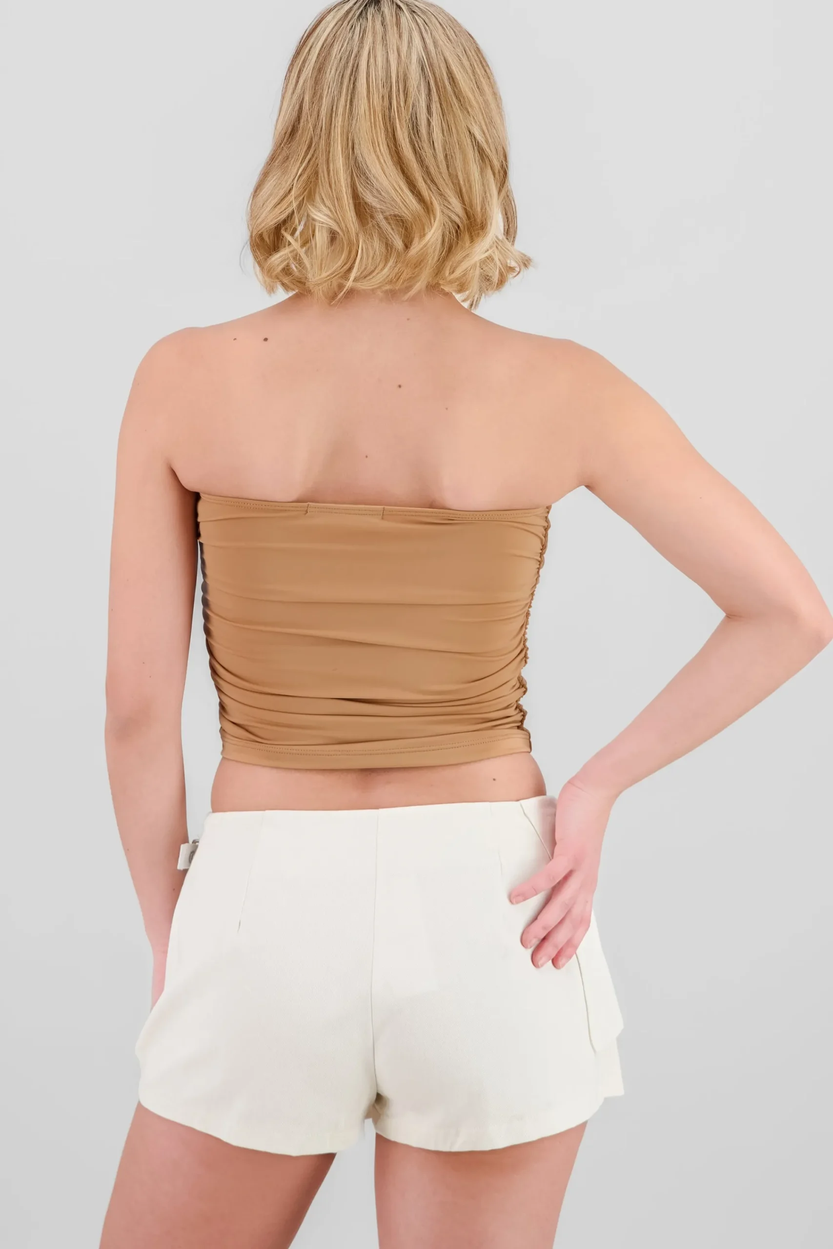 Shasa Ruched Tube Top