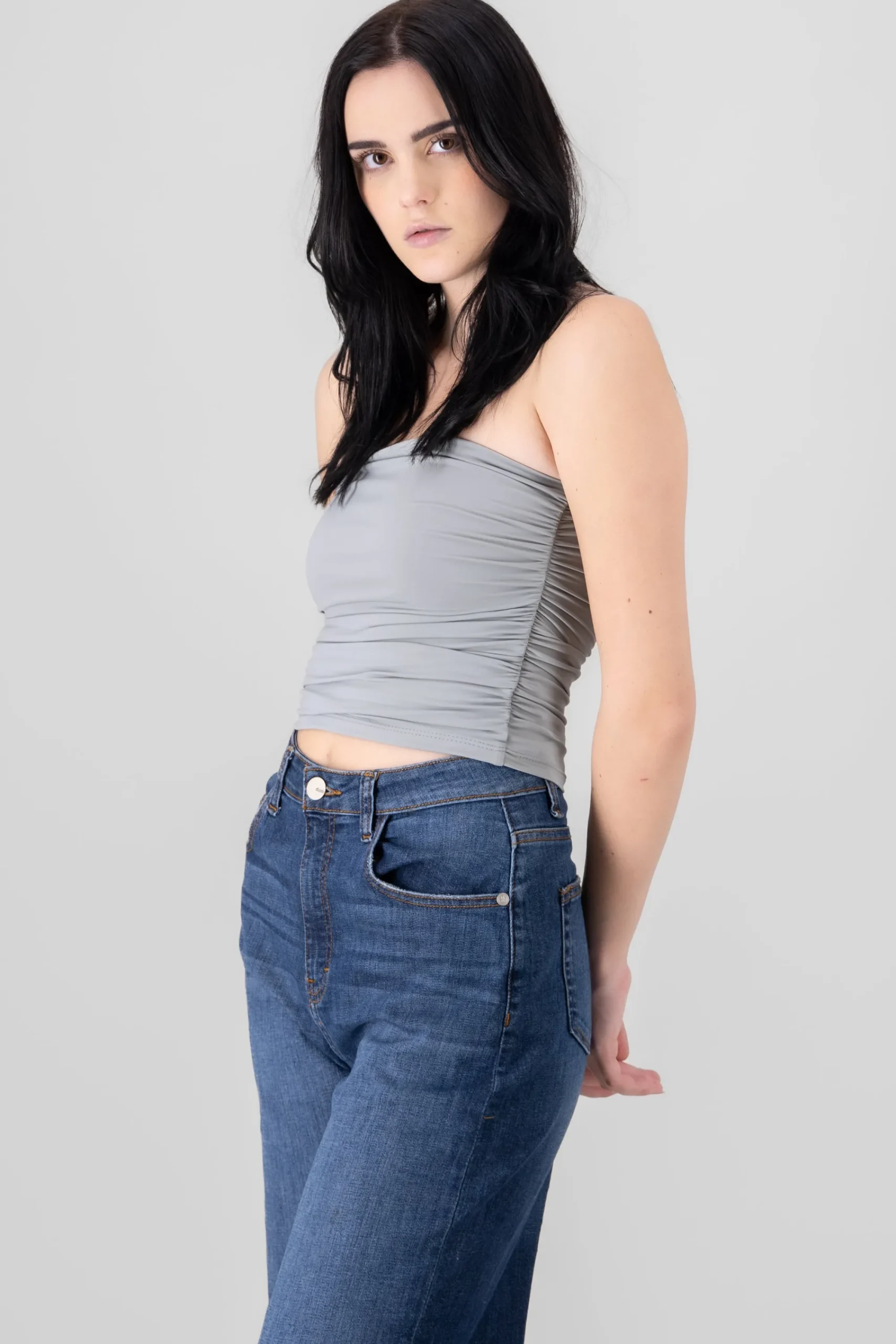 Shasa Ruched Tube Top