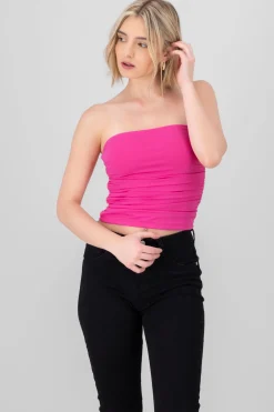 Shasa Ruched Tube Top