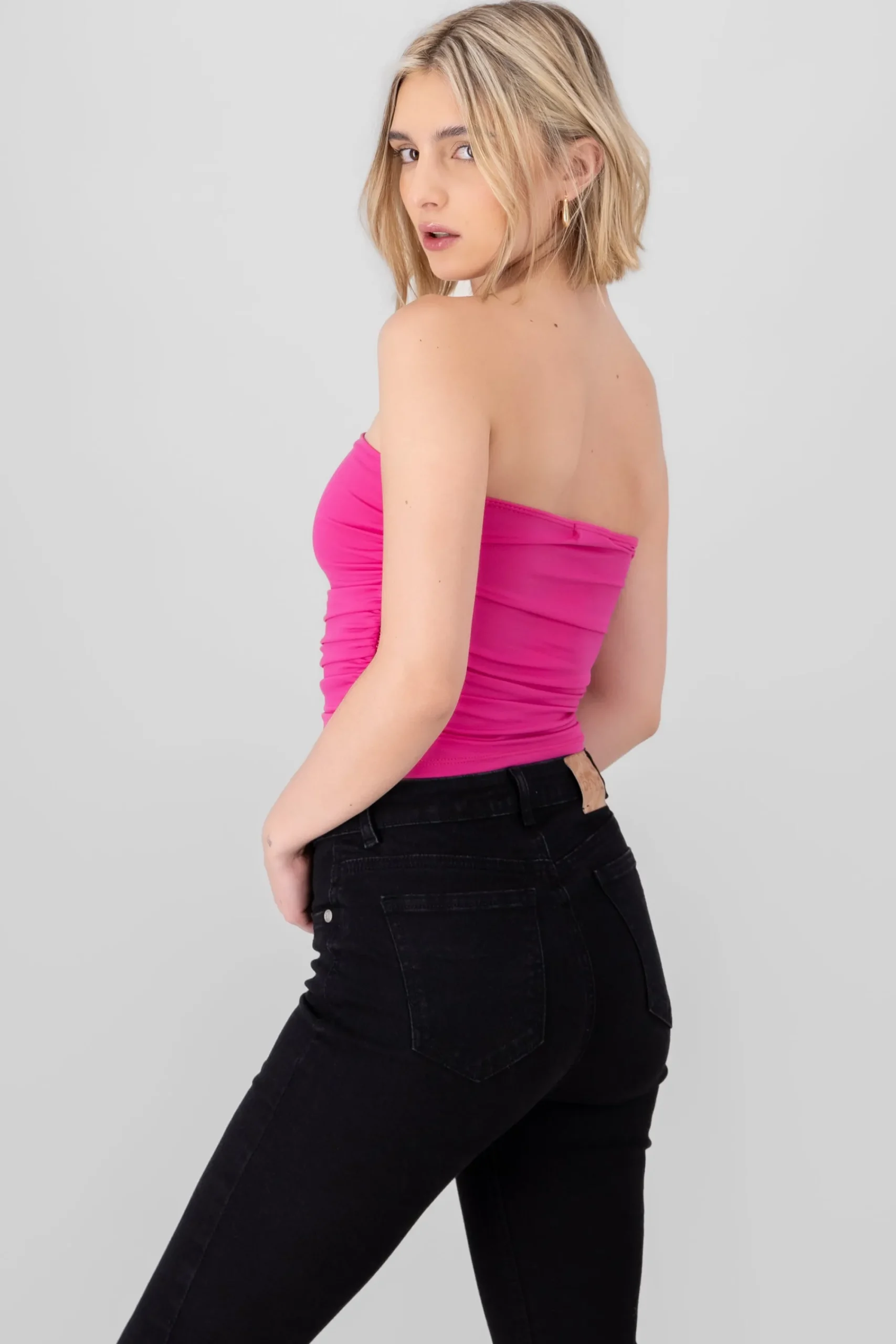 Shasa Ruched Tube Top