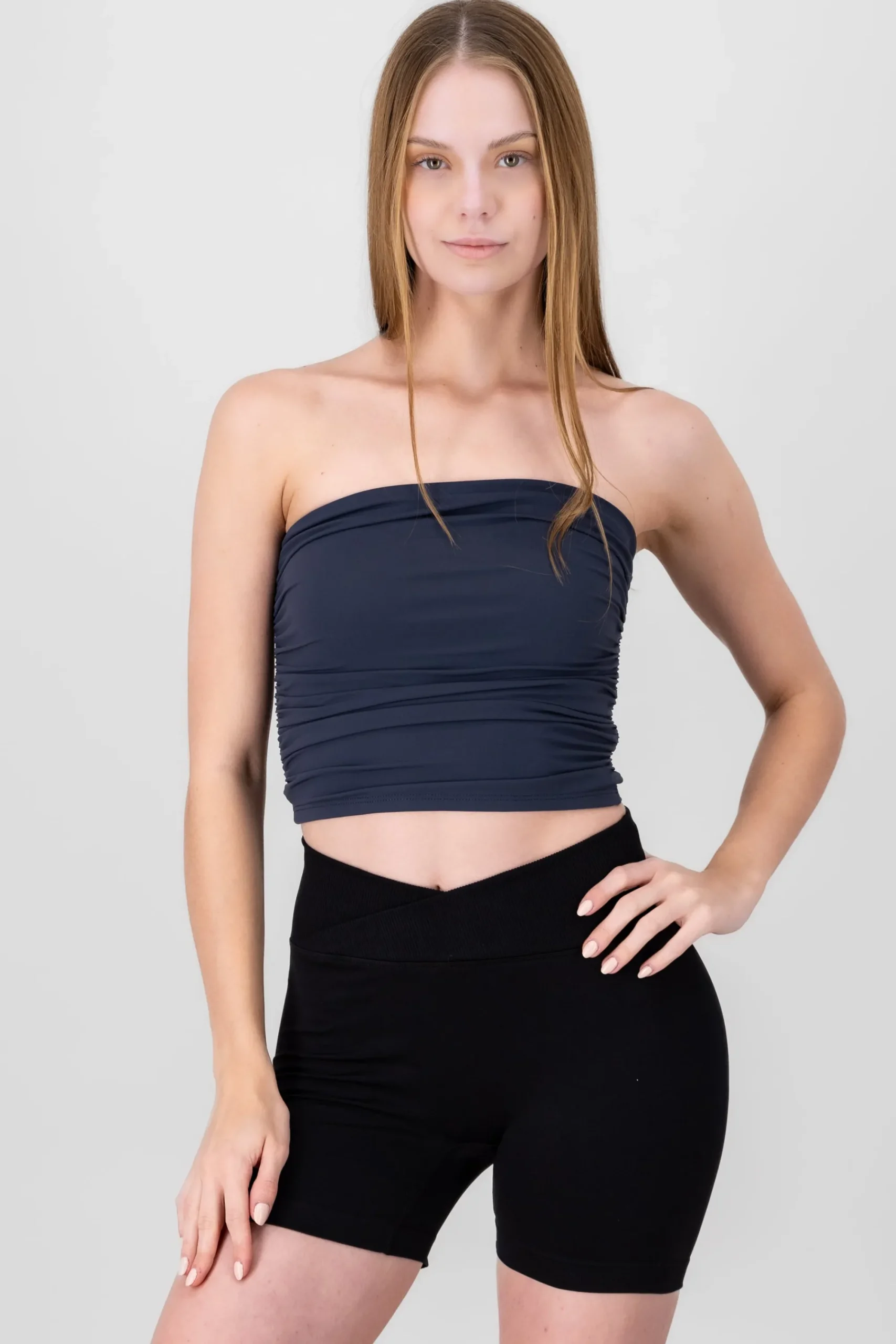 Shasa Ruched Tube Top