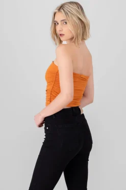 Shasa Ruched Tube Top