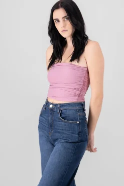 Shasa Ruched Tube Top