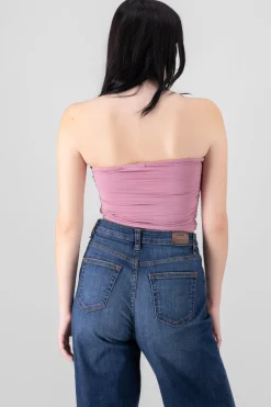 Shasa Ruched Tube Top