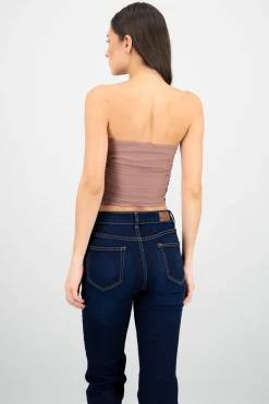 Shasa Ruched Tube Top