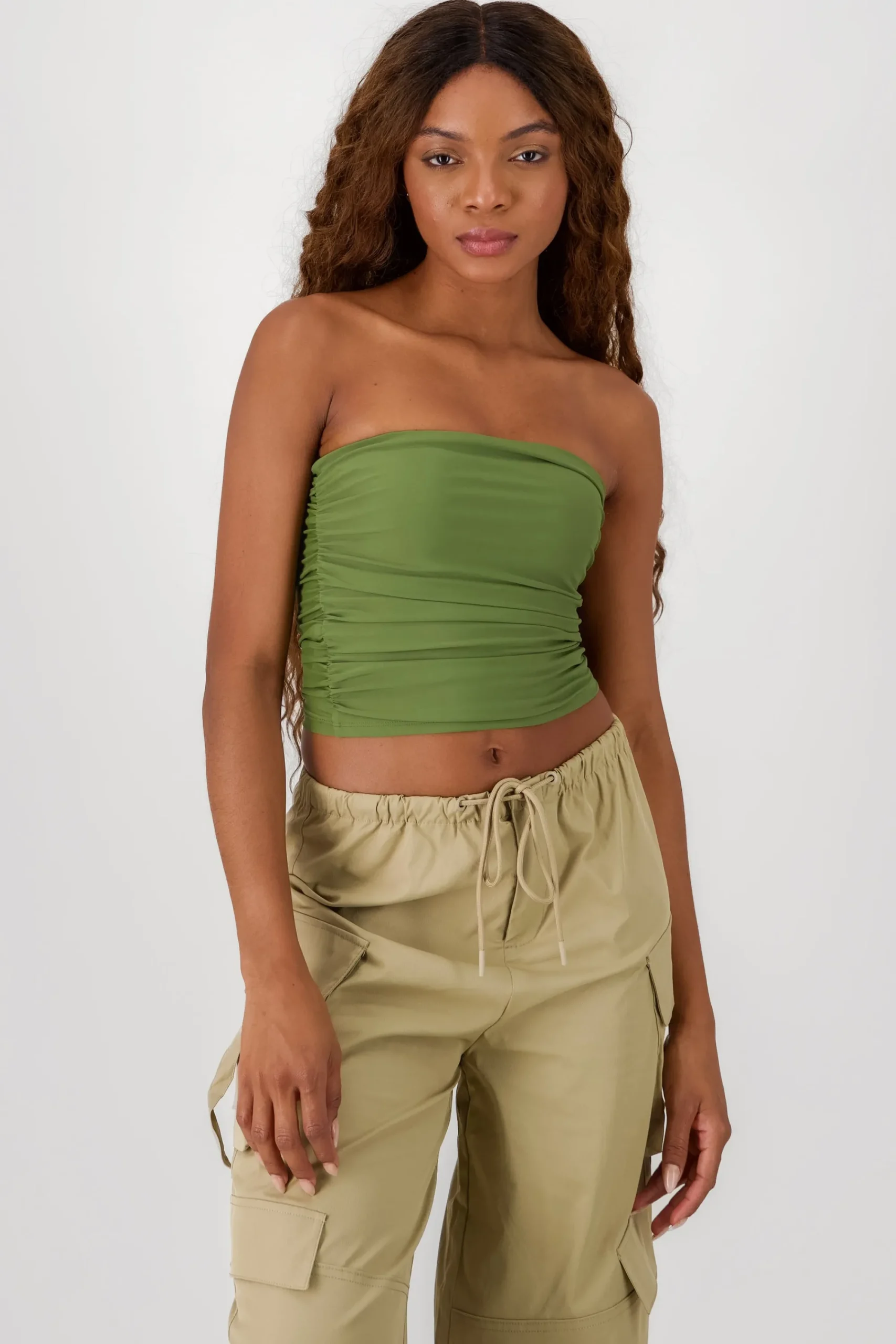 Shasa Ruched Tube Top
