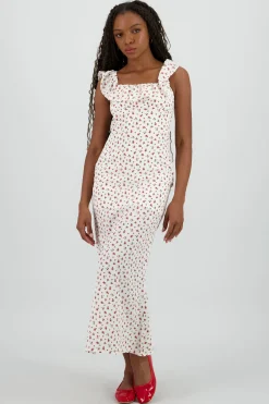 Shasa Ruffle Detail Maxi Dress