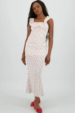 Shasa Ruffle Detail Maxi Dress