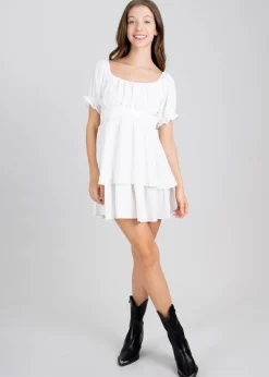 Shasa Ruffle Mini Dress