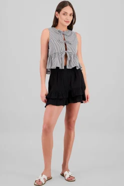 Shasa Ruffle Mini Skirt