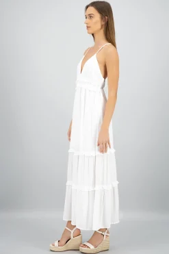 Shasa Ruffled Maxi Dress