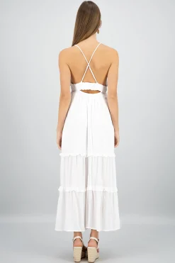 Shasa Ruffled Maxi Dress