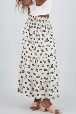 Shasa Ruffled Maxi Skirt
