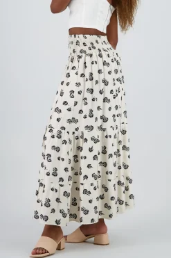 Shasa Ruffled Maxi Skirt