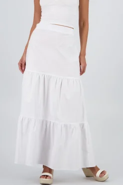 Shasa Ruffled Maxi Skirt