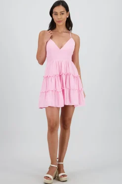 Shasa Ruffled Mini Dress
