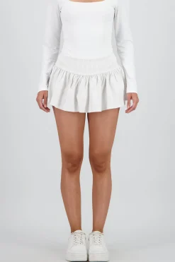 Shasa Ruffled Mini Skirt