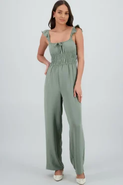 Shasa Ruffled Strap Jumpsuit