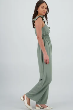 Shasa Ruffled Strap Jumpsuit