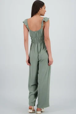Shasa Ruffled Strap Jumpsuit