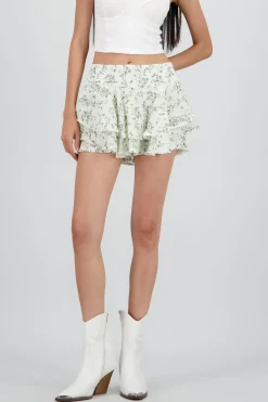 Shasa Ruffles Mini Skirt