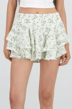 Shasa Ruffles Mini Skirt