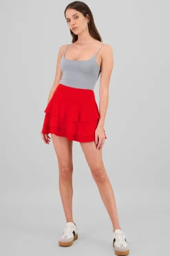 Shasa Ruffles Mini Skirt