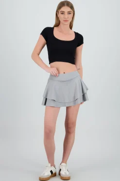 Shasa Ruffles Mini Skirt