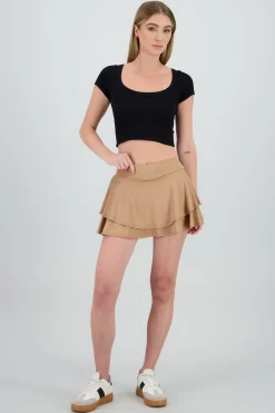 Shasa Ruffles Mini Skirt