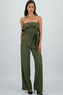 Shasa Ruffles Strapples Jumpsuit