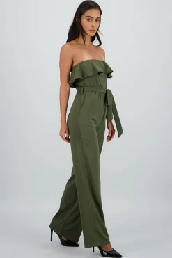 Shasa Ruffles Strapples Jumpsuit