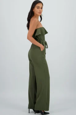 Shasa Ruffles Strapples Jumpsuit