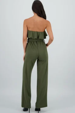 Shasa Ruffles Strapples Jumpsuit