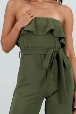 Shasa Ruffles Strapples Jumpsuit