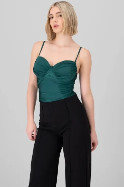 Shasa Satin Cup Bodysuit