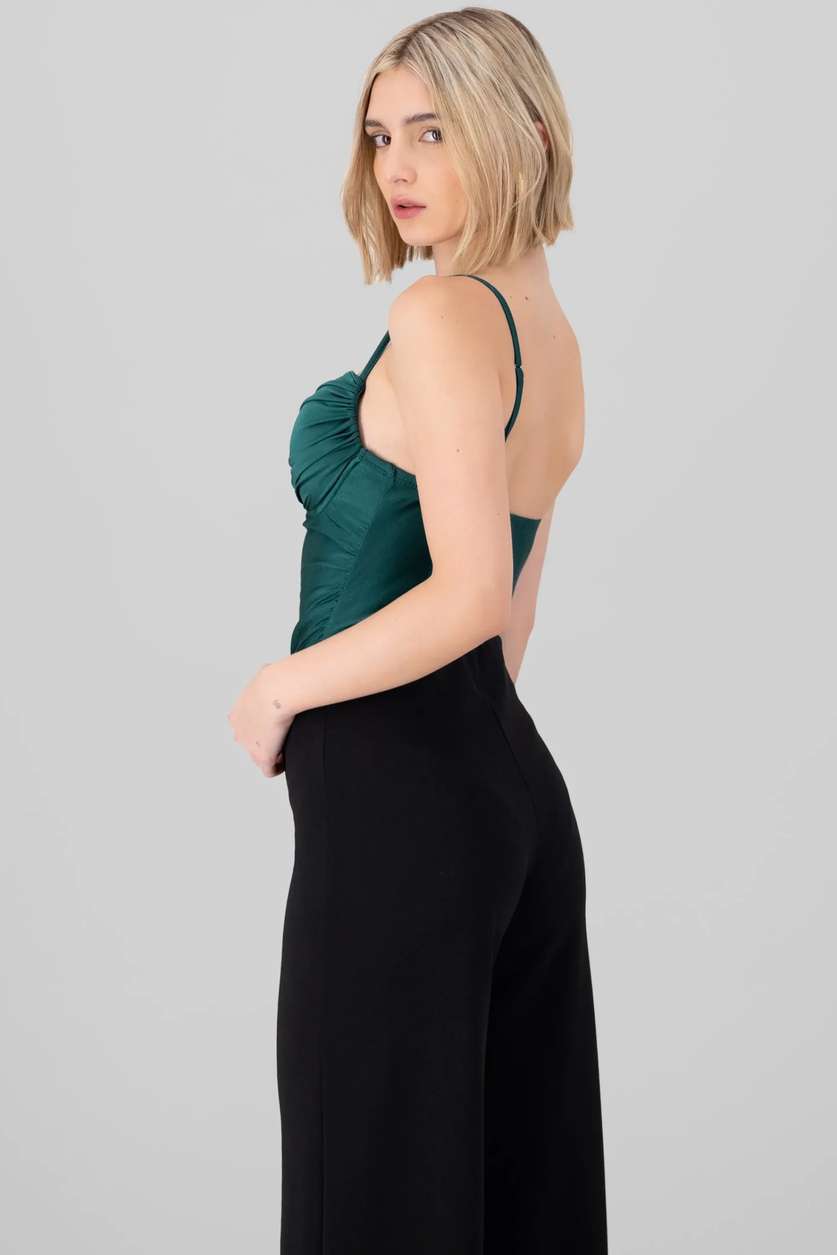 Shasa Satin Cup Bodysuit