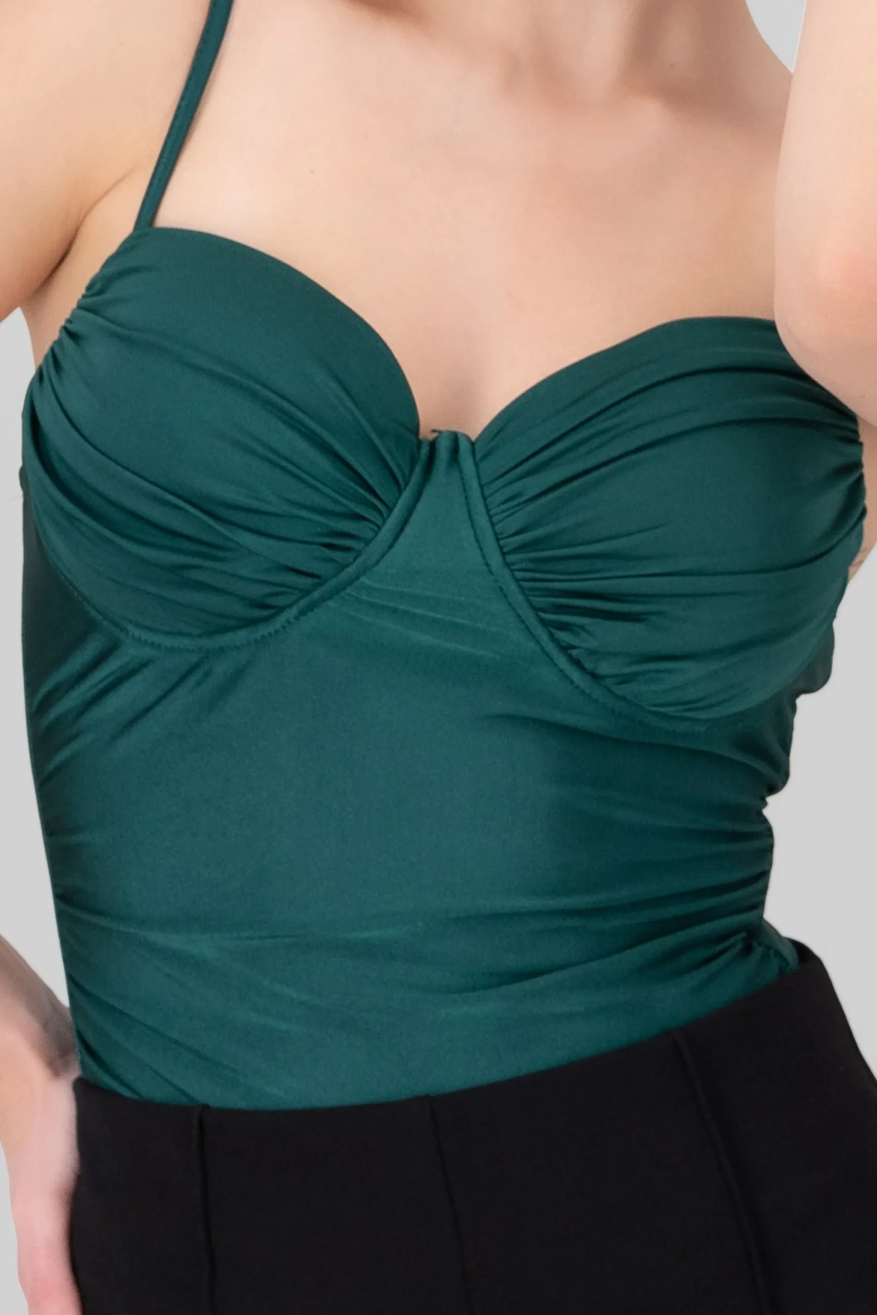Shasa Satin Cup Bodysuit