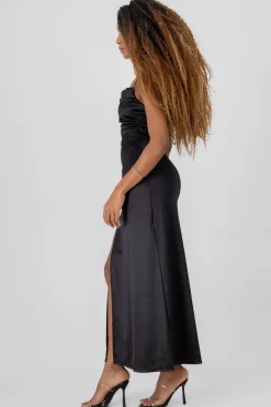 Shasa Satin Maxi Dress