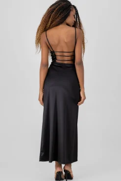 Shasa Satin Maxi Dress