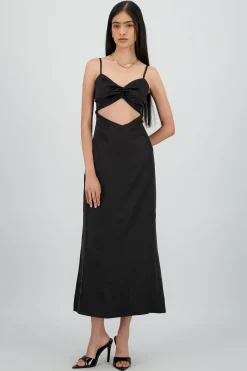 Shasa Satin Maxi Dress
