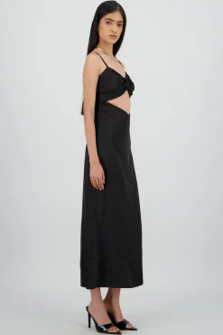 Shasa Satin Maxi Dress