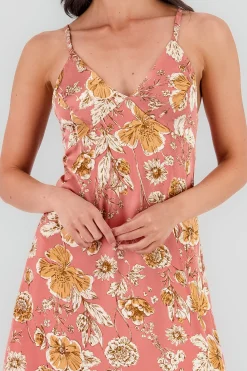 Shasa Satin Midi Dress