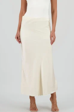 Shasa Satin Midi Skirt