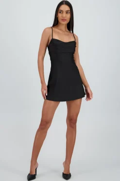 Shasa Satin Mini Dress