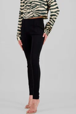 Shasa Seam Detail Fitted Pants