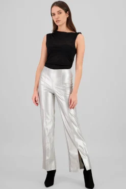 Shasa Seam Detail Wide Leg Pants