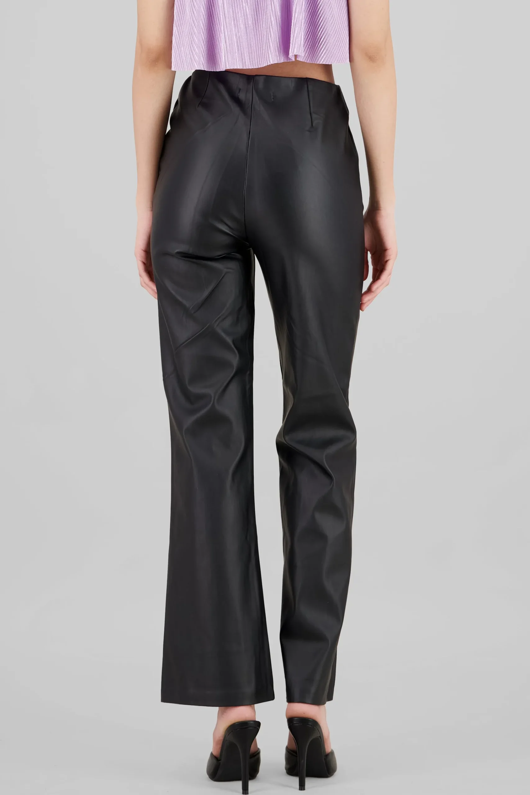 Shasa Seam Detail Wide Leg Pants