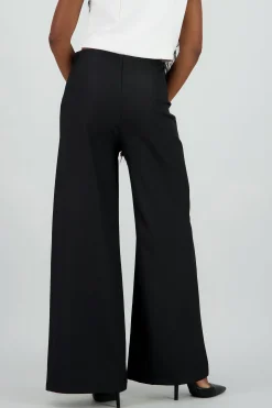Shasa Seam Detail Wide Leg Pants